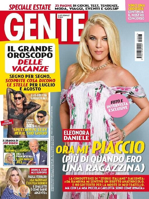 Title details for Gente by Hearst Magazines Italia spa - Available